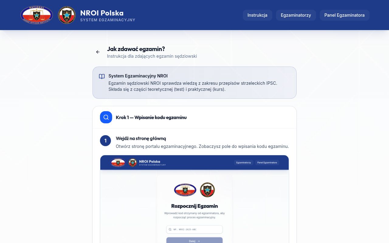 Instrukcja krok po kroku dla zdających egzamin sędziowski